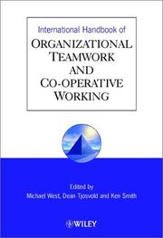 Cover of: International Handbook of Organizational Teamwork and Cooperative Working by 