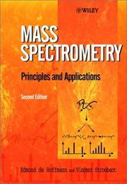 Cover of: Mass spectrometry: principles and applications.