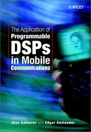 Cover of: The Application of Programmable DSPs in Mobile Communications