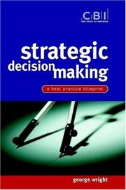 Cover of: Strategic decision making: a best practice blueprint