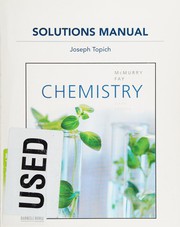 Cover of: Solutions manual: [for] Chemistry [by] McMurry, Fay sixth edition