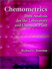 Cover of: Chemometrics by Richard G. Brereton, Richard G. Brereton