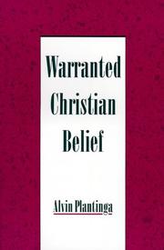 Cover of: Warranted Christian Belief by Alvin Plantinga