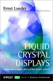 Cover of: Liquid crystal displays by Ernst Lueder