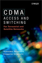 Cover of: CDMA: Access and Switching by Diakoumis Gerakoulis, Evaggelos Geraniotis