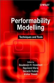 Cover of: Performability Modelling : Techniques and Tools