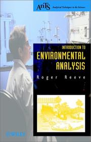 Cover of: Introduction to Environmental Analysis (Analytical Techniques in the Sciences (AnTs) *)