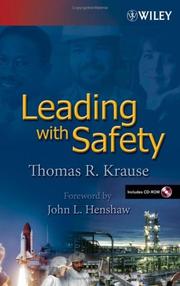 Cover of: Leading with safety by Thomas R. Krause