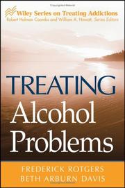 Cover of: Treating alcohol problems by Frederick Rotgers