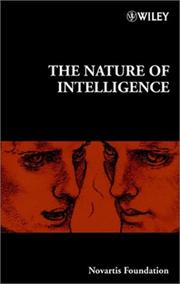 Cover of: The nature of intelligence