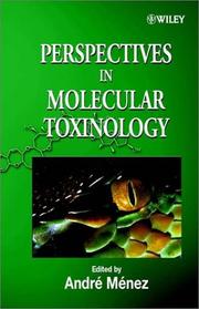 Cover of: Perspectives in Molecular Toxinology by A. Ménez