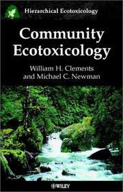 Community ecotoxicology by William H. Clements