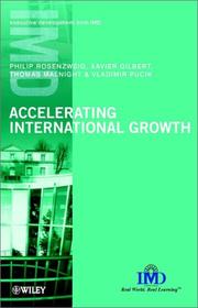 Cover of: Accelerating international growth