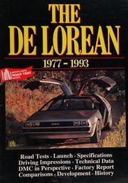 Cover of: De Lorean Road Test Book: De Lorean 1977-93