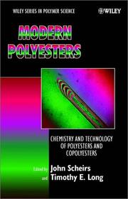 Cover of: Modern Polyesters: Chemistry and Technology of Polyesters and Copolyesters (Wiley Series in Polymer Science)