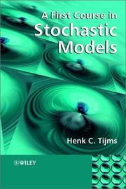 Cover of: A First Course in Stochastic Models