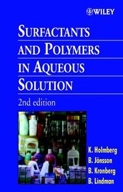Cover of: Surfactants and polymers in aqueous solution.