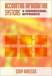 Cover of: Accounting information systems: a managerial approach