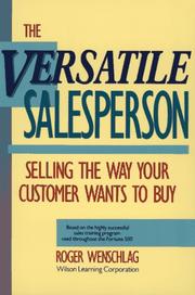 The versatile salesperson by Roger Wenschlag