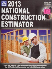 Cover of: 2013 national construction estimator
