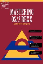 Cover of: Mastering OS/2 REXX