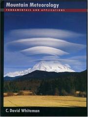 Mountain Meteorology by C. David Whiteman