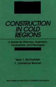 Cover of: Construction in cold regions by Terry T. McFadden