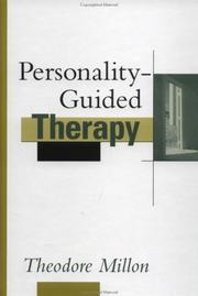 Cover of: Personality-guided psychotherapy by Theodore Millon