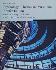 Cover of: Psychology: themes and variations, with concept charts and additional questions