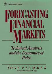 Forecasting financial markets by Tony Plummer
