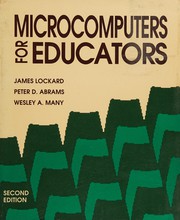 Cover of: Microcomputers for educators