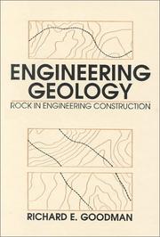Engineering geology by Richard E. Goodman