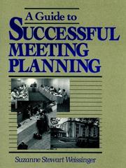 Cover of: A guide to successful meeting planning
