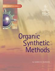 Cover of: Organic synthetic methods