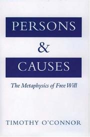 Cover of: Persons and Causes by Timothy O'Connor