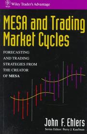 MESA and trading market cycles by John F. Ehlers