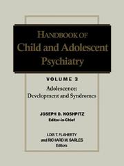 Cover of: Handbook of Child and Adolescent Psychiatry, Adolescence by 