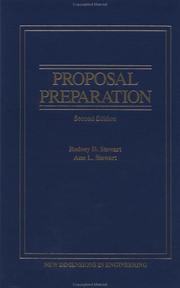 Proposal preparation by Rodney D. Stewart