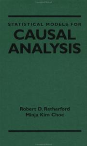 Cover of: Statistical models for causal analysis