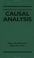 Cover of: Statistical models for causal analysis