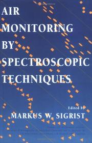 Cover of: Air monitoring by spectroscopic techniques