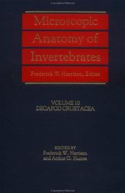 Cover of: Microscopic Anatomy of Invertebrates, Decapod Crustacea (Microscopic Anatomy of Invertebrates)