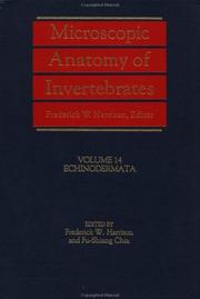 Cover of: Microscopic Anatomy of Invertebrates, Enchinodermata (Microscopic Anatomy of Invertebrates) by 
