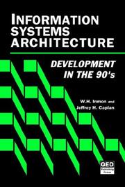 Cover of: Information Systems Architecture: Development in the 90's