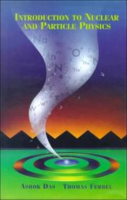 Cover of: Introduction to nuclear and particle physics