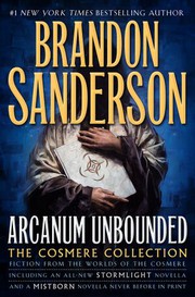 Cover of: Arcanum unbounded by Brandon Sanderson