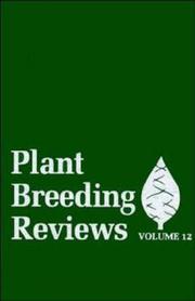 Cover of: Plant Breeding Reviews by Jules Janick