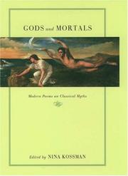 Cover of: Gods and Mortals: Modern Poems on Classical Myths