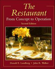 Cover of: The restaurant: from concept to operation
