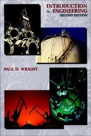 Cover of: Introduction to engineering by Paul H. Wright